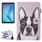 For Galaxy Tab E 8.0 / T377 Lovely Cartoon Bulldog Pattern Horizontal Flip Leather Case with Holder & Card Slots & Pen Slot - 1