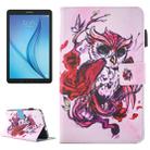 For Galaxy Tab E 8.0 / T377 Lovely Cartoon Butterfly Owl Pattern Horizontal Flip Leather Case with Holder & Card Slots & Pen Slot - 1