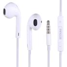 M27 3.5mm Stereo Dynamic Bass Earphone with Mic (White) - 1