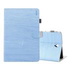 ENKAY Wood Texture Horizontal Flip Leather Case for Galaxy Tab S4 10.5 T830 / T835, with Holder & Sleep / Wake-up Function (Blue) - 1