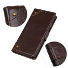 Copper Buckle Nappa Texture Horizontal Flip Leather Case for Galaxy A40, with Holder & Card Slots & Wallet (Coffee) - 4