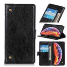 Copper Buckle Nappa Texture Horizontal Flip Leather Case for Galaxy S10 5G, with Holder & Card Slots & Wallet (Black) - 1