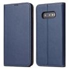 Horizontal Flip PU Leather Case for Galaxy S10e, with Holder & Card Slot & Wallet(Blue) - 1