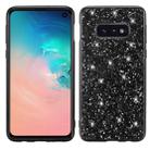 Glitter Powder Shockproof TPU Protective Case for Galaxy S10 (Black) - 1