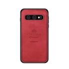 PINWUYO Shockproof Waterproof Full Coverage PC + TPU + Skin Protective Case for Galaxy S10(Red) - 1