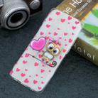 Love Owl Pattern Transparent TPU Protective Case for Galaxy S10 - 1