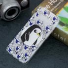 Penguin Pattern Transparent TPU Protective Case for Galaxy S10 - 1