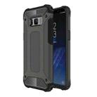 For Galaxy S8 + / G955 Plus Tough Armor TPU + PC Combination Case(Coffee) - 1