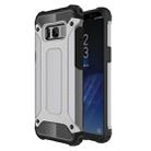 For Galaxy S8 + / G955 Tough Armor TPU + PC Combination Case(Grey) - 1