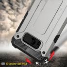 For Galaxy S8 + / G955 Tough Armor TPU + PC Combination Case(Grey) - 5