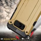 For Galaxy S8 + / G955 Plus Tough Armor TPU + PC Combination Case(Gold) - 5