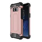 For Galaxy S8 + / G955 Tough Armor TPU + PC Combination Case(Rose Gold) - 1