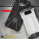 For Galaxy S8 + / G955 Tough Armor TPU + PC Combination Case(Silver) - 4