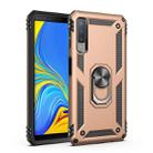 Sergeant Armor Shockproof TPU + PC Protective Case for Galaxy A7 2018, with 360 Degree Rotation Holder (Gold) - 1