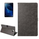 ENKAY for Galaxy Tab A 10.1 (2016) / T580 Crazy Horse Texture Horizontal Flip Leather Protective Case with Holder & Card Slots & Sleep / Wake-up Function(Grey) - 1