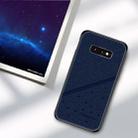 PINWUYO Full Coverage Waterproof Shockproof PC+TPU+PU Case for Galaxy S10e (Blue) - 1