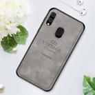 PINWUYO Shockproof Waterproof Full Coverage PC + TPU + Skin Protective Case for Galaxy A30 (Grey) - 1