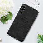 PINWUYO Shockproof Waterproof Full Coverage PC + TPU + Skin Protective Case for Galaxy A50(Black) - 1