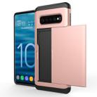 Shockproof Rugged Armor Protective Case for Galaxy S10+, with Card Slot (Army Green) - 3