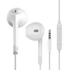 Langsdom V6 Flat Earphones(White) - 1