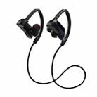 JOYROOM JR-U12 Wireless Bluetooth In-ear Headphone Sports Headset with Mic, IPX7 Waterproof, For iPhone, Galaxy, Huawei, Xiaomi, LG, HTC and Other Smart Phones, Bluetooth Distance: 10m(Black) - 1
