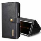 DG.MING for Galaxy Note 8 Triple Fold Crazy Horse Texture Horizontal Flip Magnetic Protective Case with Holder & Card Slots & Wallet(Black) - 1