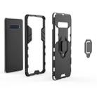 PC + TPU Shockproof Protective Case for Samsung Galaxy S10 Plus, with Magnetic Ring Holder(Black) - 3