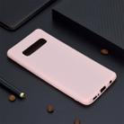 Candy Color TPU Case for Samsung Galaxy S10(Pink) - 1