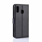 Litchi Texture Horizontal Flip Leather Case for Galaxy A20e, with Wallet & Holder & Card Slots (Black) - 3