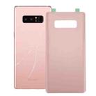 For Galaxy Note 8 Battery Back Cover with Adhesive (Pink) - 1