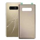 For Galaxy Note 8 Battery Back Cover with Adhesive (Gold) - 1