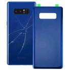 For Galaxy Note 8 Battery Back Cover with Adhesive (Blue) - 1