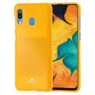 GOOSPERY PEARL JELLY TPU Anti-fall and Scratch Case for Galaxy A30 (Yellow) - 1