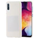 GOOSPERY PEARL JELLY TPU Anti-fall and Scratch Case for Galaxy A50 (White) - 1