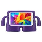 For Galaxy Tab 4 7.0 / T230 & Tab 3 Kids / Lite / T111 Universal Small Person TV Model EVA Bumper Protective Case(Purple) - 1