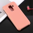 Electroplating Mirror Horizontal Flip Leather Case for Galaxy J8 (2018) , with Holder (Rose Gold) - 3