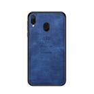 PINWUYO Shockproof Waterproof Full Coverage PC + TPU + Skin Protective Case for Galaxy M20 (Blue) - 1