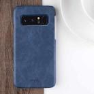 MOFI for Galaxy Note 8 Crazy Horse Texture Leather Surface PC Protective Back Cover Case (Dark Blue) - 1