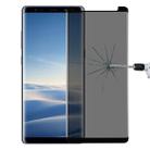 For Galaxy Note 8 0.26mm 9H Surface Hardness 3D Curved Privacy Anti-glare Non-full Screen Tempered Glass Screen Protector(Black) - 1