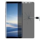 For Galaxy Note 8 0.26mm 9H Surface Hardness 3D Curved Privacy Anti-glare Full Screen Tempered Glass Screen Protector (Transparent) - 1