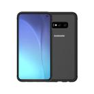 LOVE MEI Shockproof Metal Frame+TPU+Back Tempered Glass Case for Galaxy S10e(Black) - 1