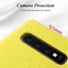 Starry Series Shockproof  Straw Material + TPU Protective Case for Galaxy S10 (Black) - 3