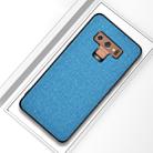Shockproof Cloth Texture PC+ TPU Protective Case for Galaxy Note9 (Blue) - 1