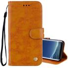 For Galaxy S8 Business Style Oil Wax Texture Horizontal Flip Leather Case with Holder & Card Slots & Wallet(Yellow) - 1