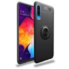Lenuo Shockproof TPU Case for Galaxy A50, with Invisible Holder (Black) - 1