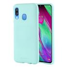 GOOSPERY SOFT FEELING  Liquid TPU Drop Protection Soft Shell for Galaxy A40(Mint Green) - 1
