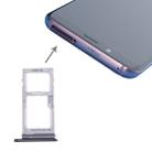 For Galaxy S9+ / S9 SIM & SIM / Micro SD Card Tray (Grey) - 1