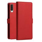 DZGOGO MILO Series PC + PU Horizontal Flip Leather Case for Galaxy A70, with Holder & Card Slot & Wallet (Red) - 1