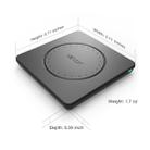 Vinsic 5V 1A Output Qi Standard Portable Wireless Charger Pad - 5