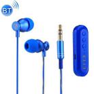 OVLENG M6 Sports Lavalier Bluetooth Stereo Earphone, Support TF Card, For iPad, iPhone, Galaxy, Huawei, Xiaomi, LG, HTC and Other Smart Phones (Blue) - 1